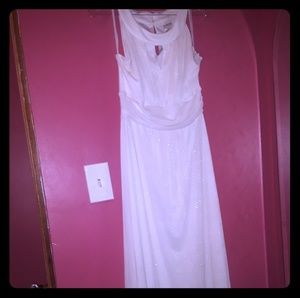 White prom or homecoming dress